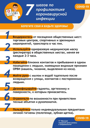 Информация по профилактике короновируса